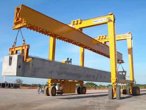 competitive Weihua rubber tired gantry crane sale