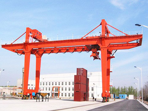 high quality rubber tyred gantry crane sale