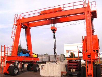 high quality rubber tyred quay gantry cranes are supplied. 