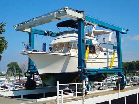 portable and movable marine travel lift for sale 