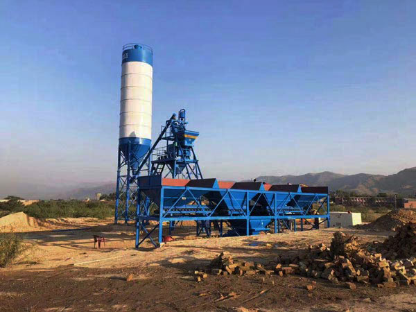 AJ-25 stationary concrete batch plant