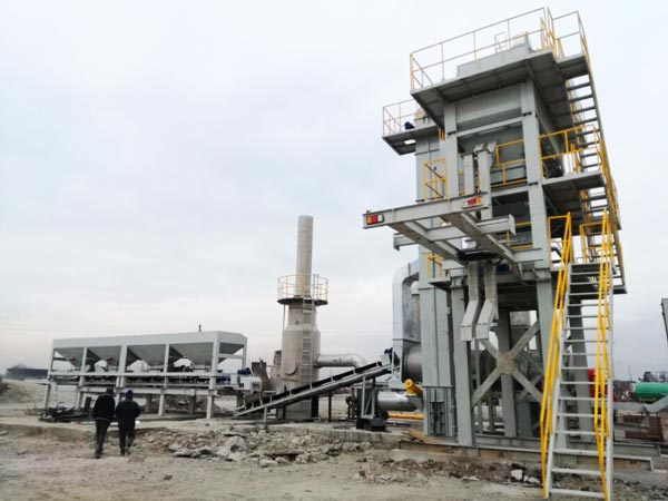 ALYQ80 mobile asphalt batching plant