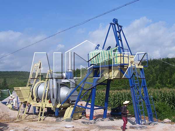 portable asphalt mixing plant price