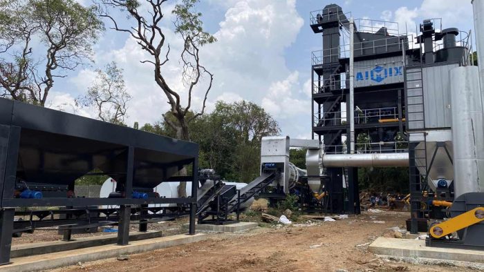 AIMIX ALQ100 Asphalt Plant Was Installed in Sri Lanka