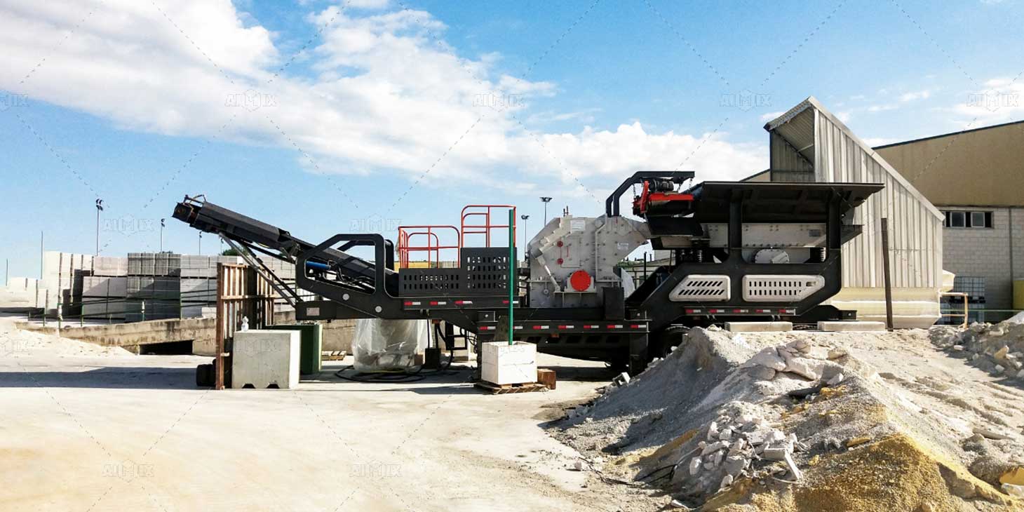 crusher plant mobile-type