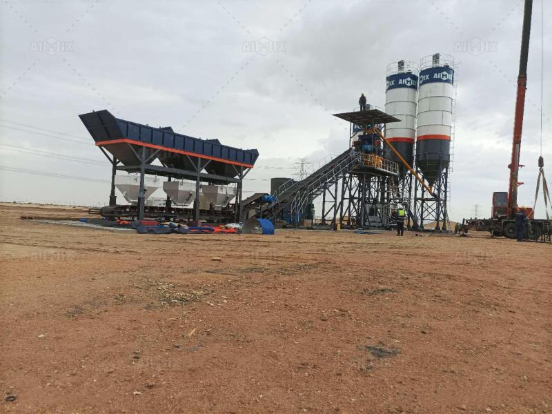 rmc concrete batching plant machine